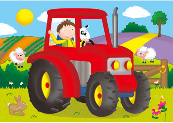 Galt - 4 Puzzles In A Box - Vehicles - Modern Brands Australia