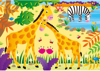 Galt - 4 Puzzles in a Box - Jungle - Modern Brands Australia