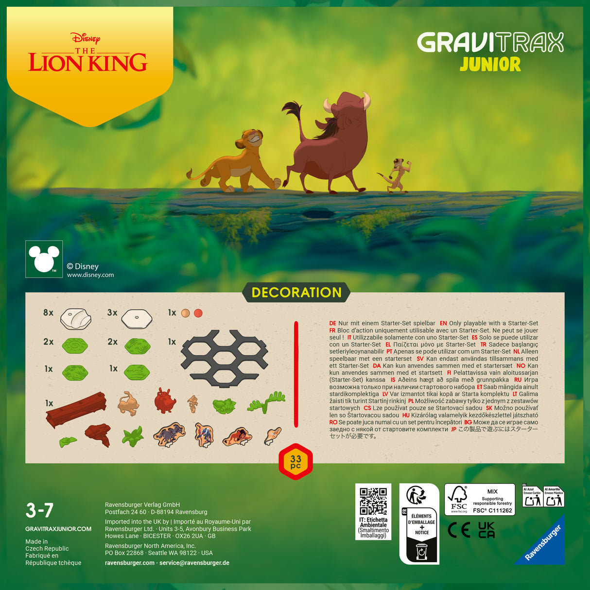 GraviTrax Junior - Extension Lion King - Modern Brands Australia