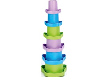 Green Toys - Stacking Cups Set of 6 - Modern Brands Australia