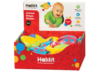 Halilit - Animal Shape Shakers CDU20 - Modern Brands Australia