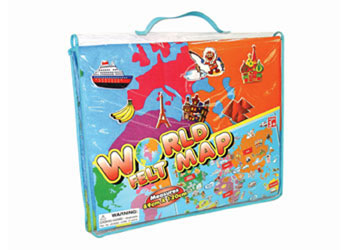Felt Creations - World Felt Map - Modern Brands Australia