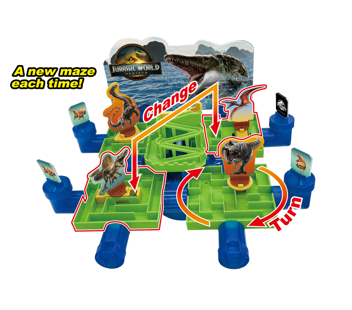 Jurassic World Games - Maze Game - Modern Brands Australia