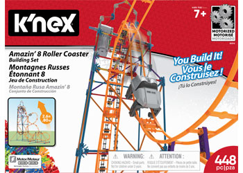 knex - Amazin 8 Roller Coaster 448 pieces - Modern Brands Australia