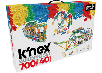 knex - Mega Motorized 700 pieces 40 builds - Modern Brands Australia