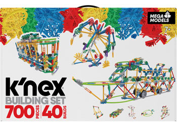 knex - Mega Motorized 700 pieces 40 builds - Modern Brands Australia