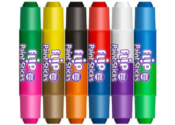 Little Brian - Flip Paint Sticks 6 pk - Modern Brands Australia