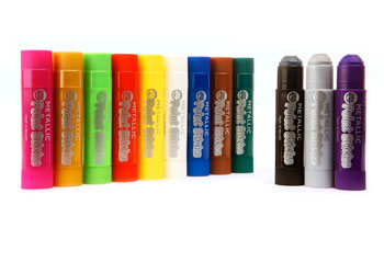 Little Brian Paint Sticks - Metallic 12 pk - Modern Brands Australia
