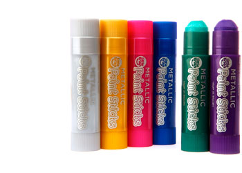 Little Brian Paint Sticks - Metallic 6 pk - Modern Brands Australia