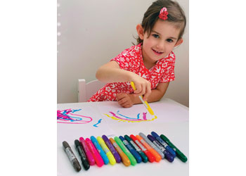 Little Brian - Scribble Paint Sticks 12 pk - Modern Brands Australia