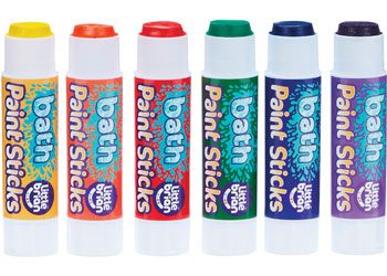 Little Brian - Bath Paint Sticks 6pk - Modern Brands Australia