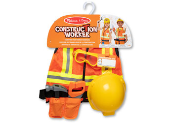 M&D - Construction Worker Costume Set - Pack of 3 - Modern Brands Australia