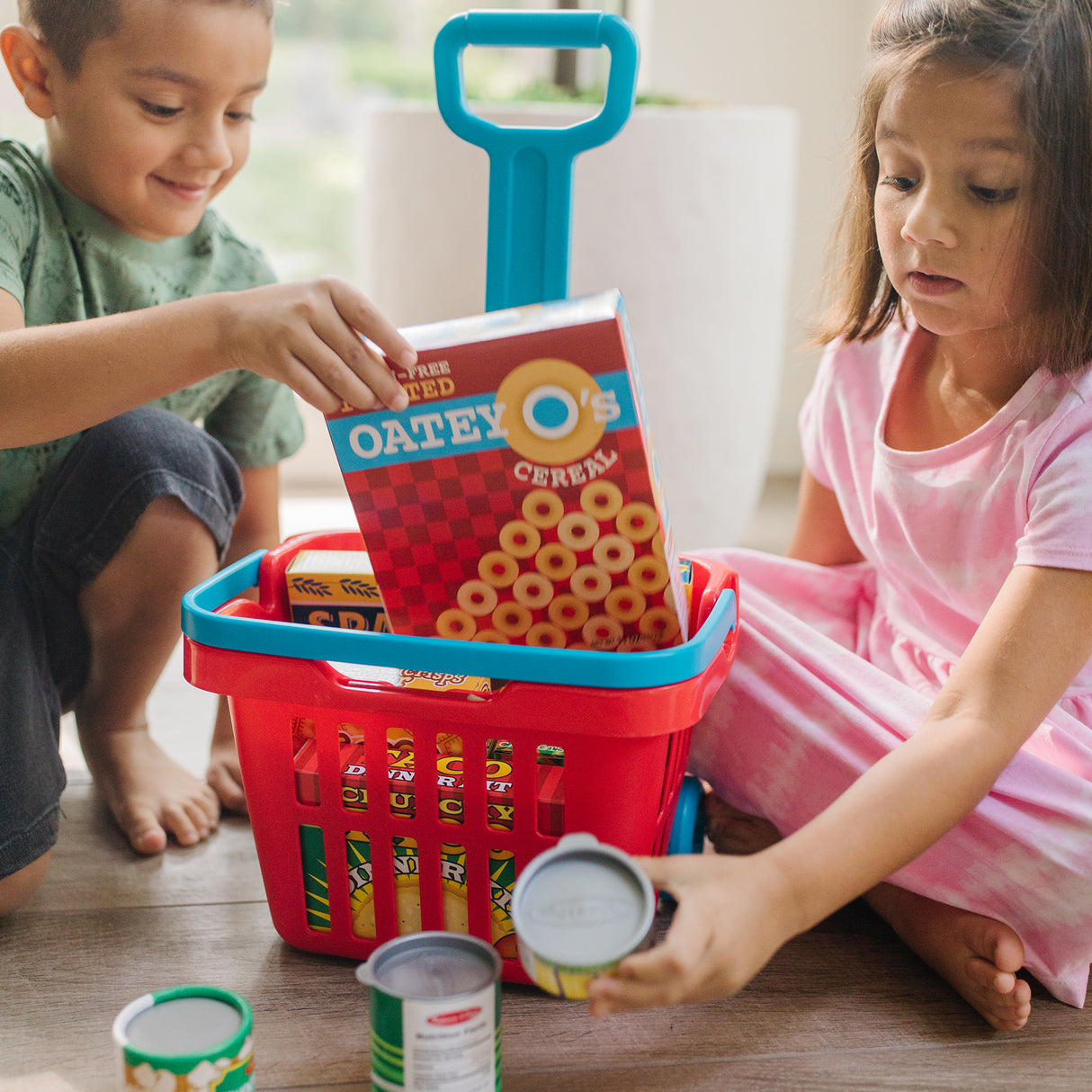 M&D - Fill & Roll Grocery Basket Play Set - Modern Brands Australia