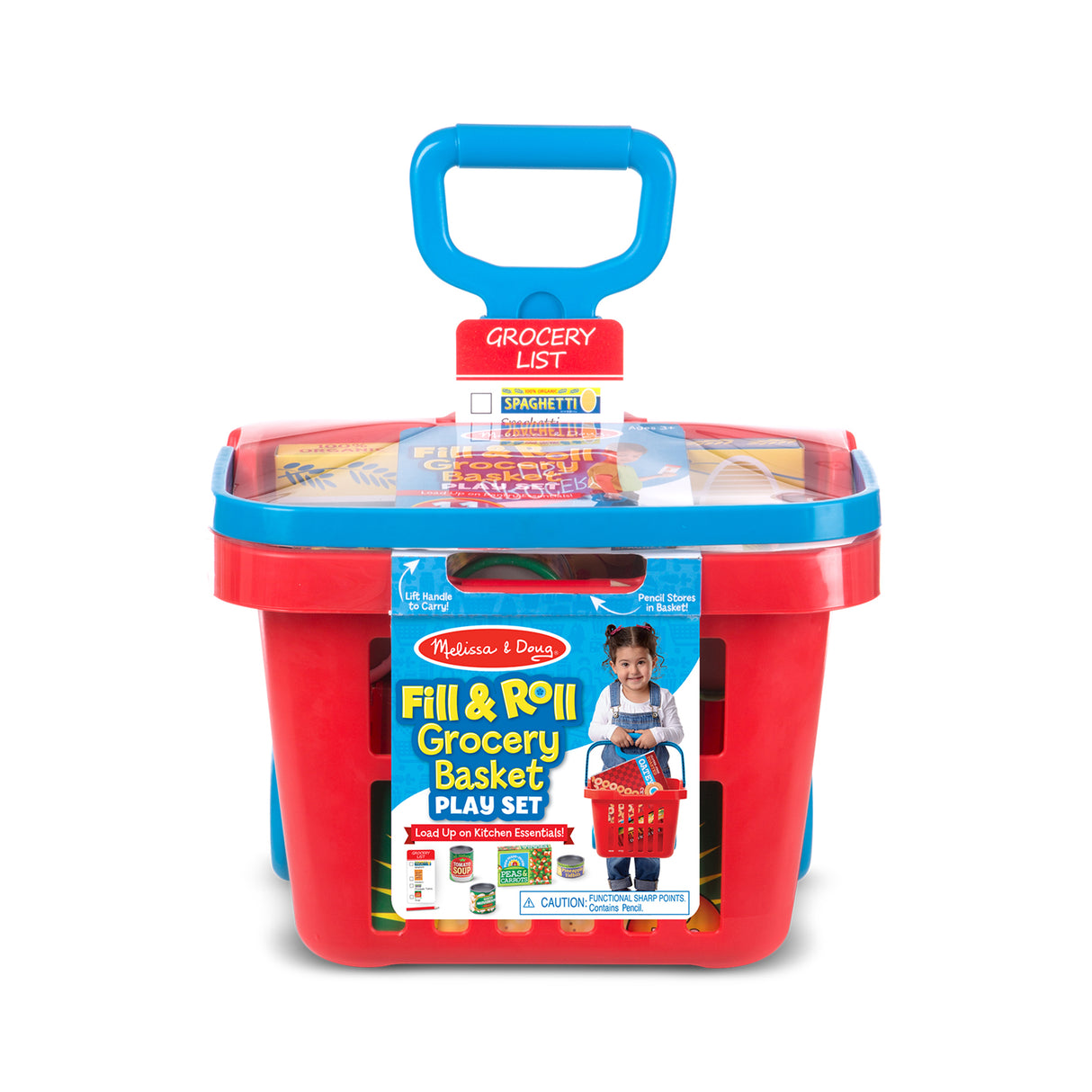 M&D - Fill & Roll Grocery Basket Play Set - Modern Brands Australia