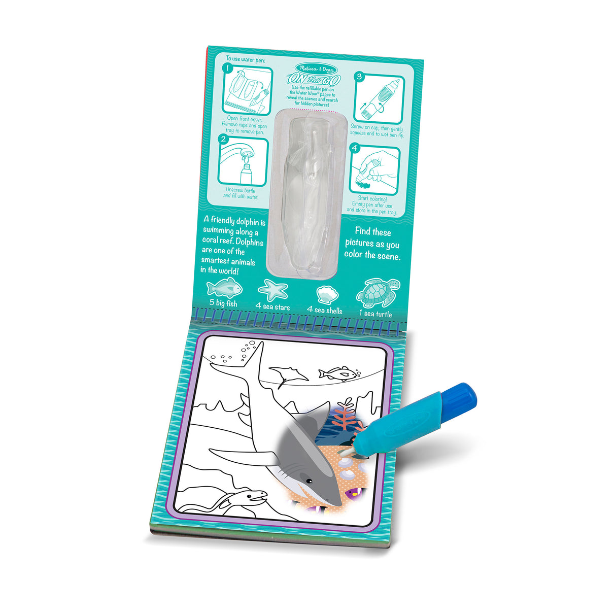 M&D - On The Go - Water WOW! - Under The Sea - Modern Brands Australia