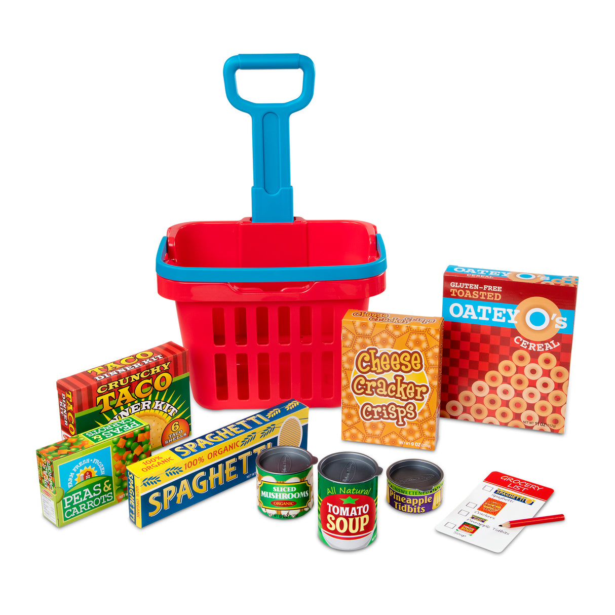 M&D - Fill & Roll Grocery Basket Play Set - Modern Brands Australia