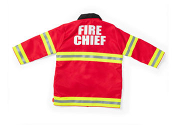 M&D - Fire Chief Costume Set - Pack of 3 - Modern Brands Australia