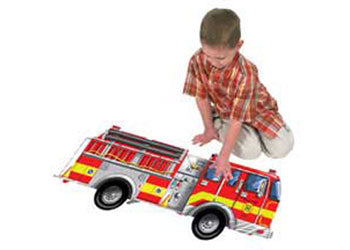 M&D - Giant Fire Truck Floor Puzzle 24pc - Modern Brands Australia