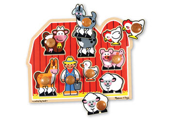 M&D - Large Farm Jumbo Knob Puzzle - 8pc - Modern Brands Australia