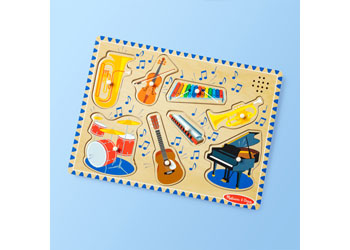 M&D - Musical Instruments Sound Puzzle - 8pc - Modern Brands Australia