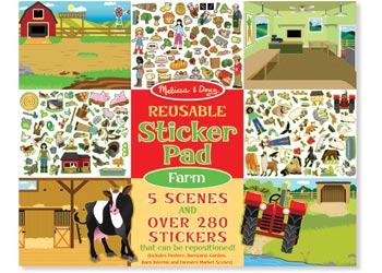 M&D - Reusable Sticker Pad - Farm - Modern Brands Australia