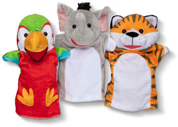 M&D - Safari Puppet Set (6 Pc) - Modern Brands Australia