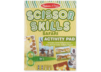 M&D - Scissor Skills Activity Pad - Safari - Modern Brands Australia