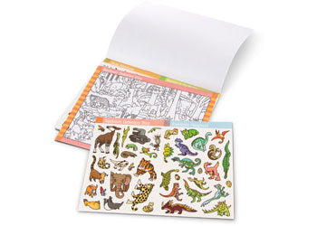 M&D - Seek & Find Sticker Pad - Animals - Modern Brands Australia