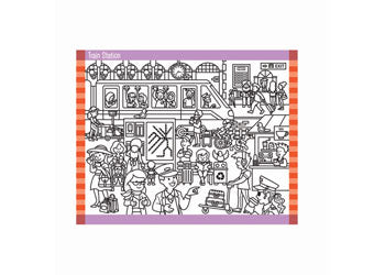 M&D - Seek & Find Sticker Pad - Around Town - Modern Brands Australia