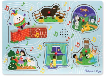 M&D - Sing-Along Nursery Rhymes 2 Song Puzzle - 6p - Modern Brands Australia