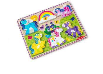 M&D - Unicorn Chunky Puzzle - Modern Brands Australia