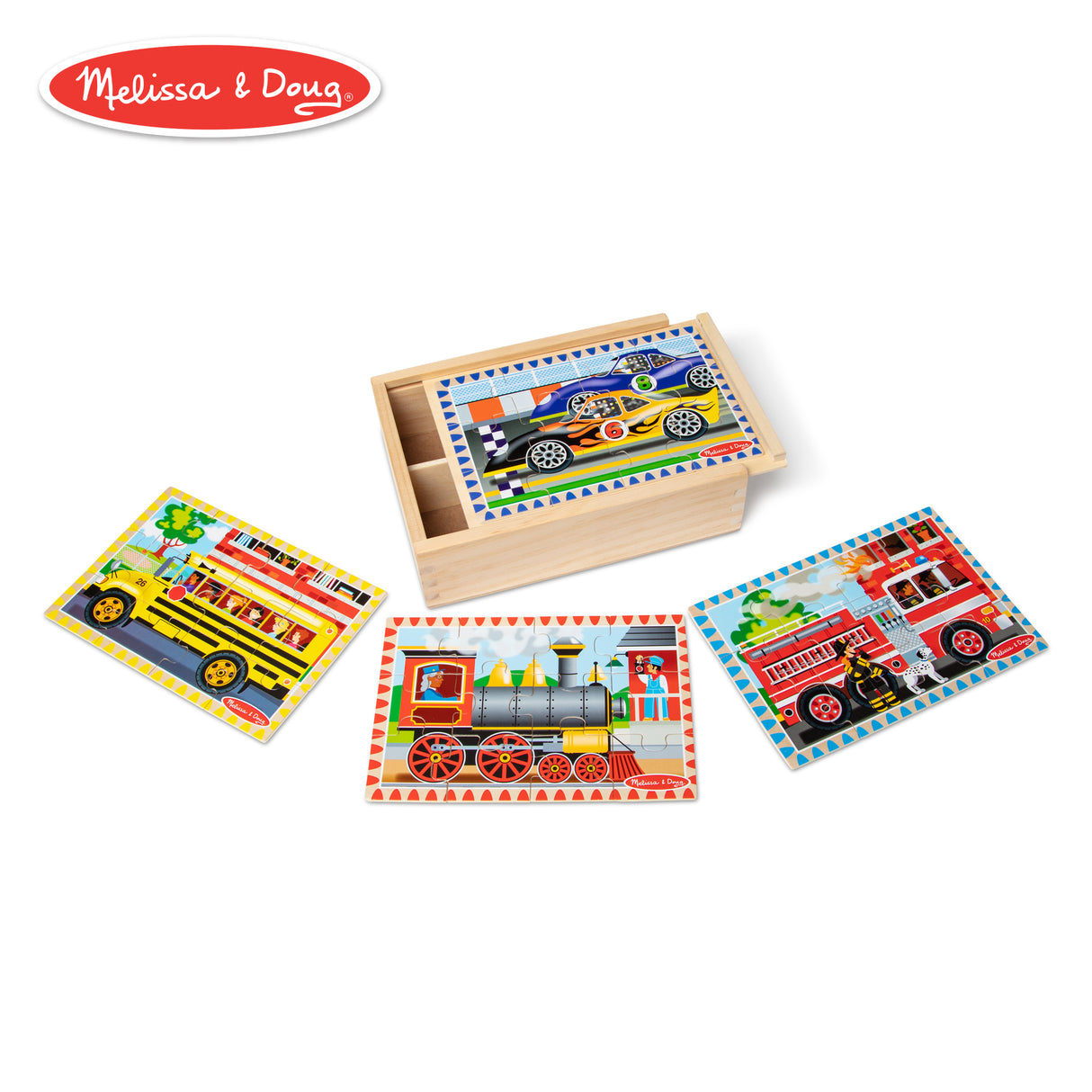 M&D - Vehicles Puzzles In A Box - Modern Brands Australia