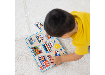 M&D - Vehicles Sound Puzzle - 8pc - Modern Brands Australia