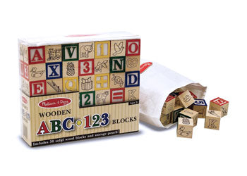 M&D - Wooden ABC123 Blocks - Modern Brands Australia