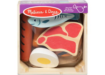 M&D - Wooden Food Groups Play Set - Protein - Modern Brands Australia