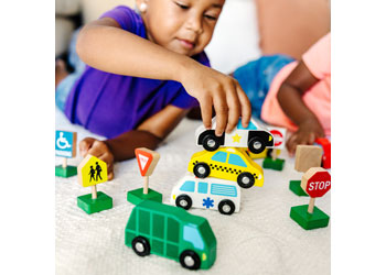 M&D - Wooden Traffic Signs and Vehicles - Modern Brands Australia