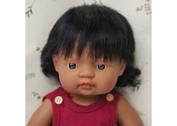 Miniland - Baby Doll - Hispanic Girl 38cm - Modern Brands Australia