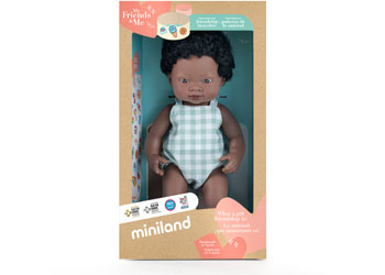 Miniland -Mf&Me Baby Doll African Boy 38Cm - Modern Brands Australia