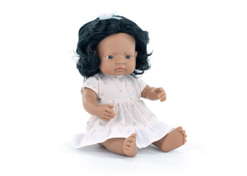Miniland -Mf&M Baby Doll Latin Girl 38Cm - Modern Brands Australia