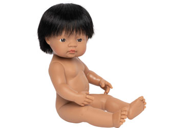 Miniland - Baby Doll - Hispanic Boy 38cm - Modern Brands Australia