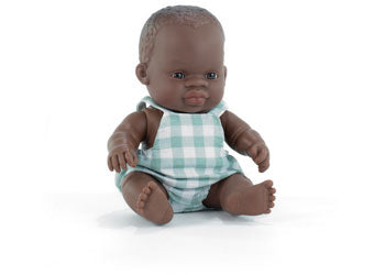 Miniland -Mf&M African Boy Baby Doll 21 Cm - Modern Brands Australia