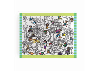M&D - Seek & Find Sticker Pad - Around Town - Modern Brands Australia
