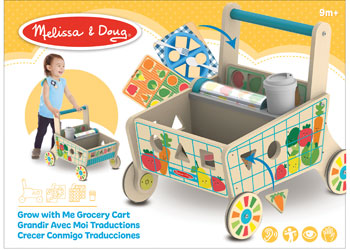 M&D - Wooden Grow with Me Grocery Cart - Modern Brands Australia