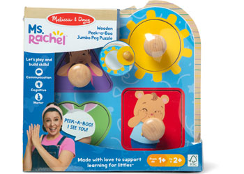 M&D - Ms. Rachel Jumbo Knob Puzzle - Modern Brands Australia