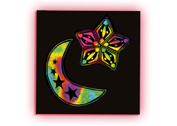 M&D - Scratch Art Rainbow Mini Notes Box - Modern Brands Australia