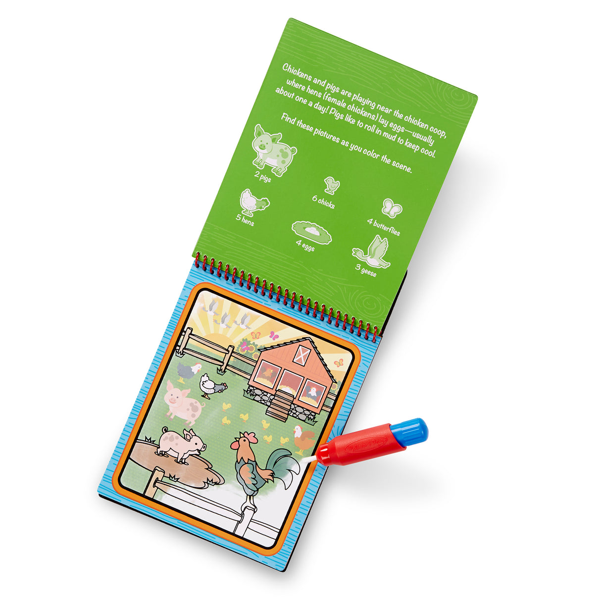Melissa & Doug - On The Go - Water WOW! - Farm - Modern Brands Australia