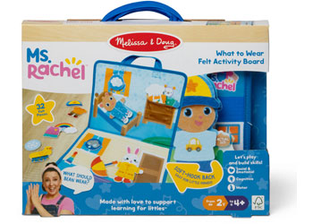 M&D - Ms. Rachel What to Wear Felt Board - Modern Brands Australia