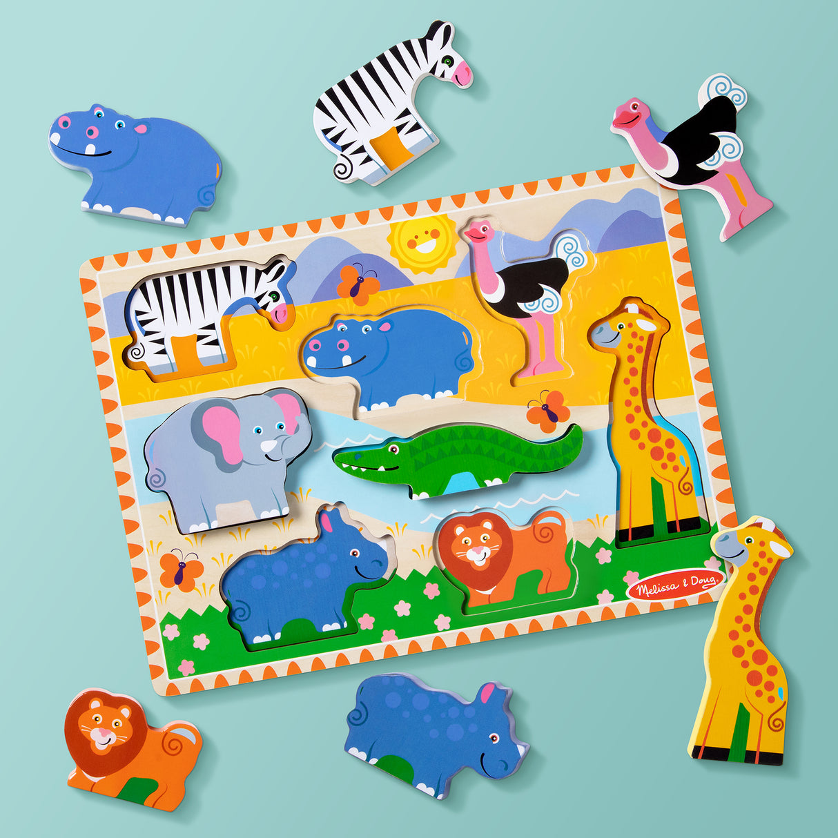 Melissa & Doug - Safari Chunky Puzzle