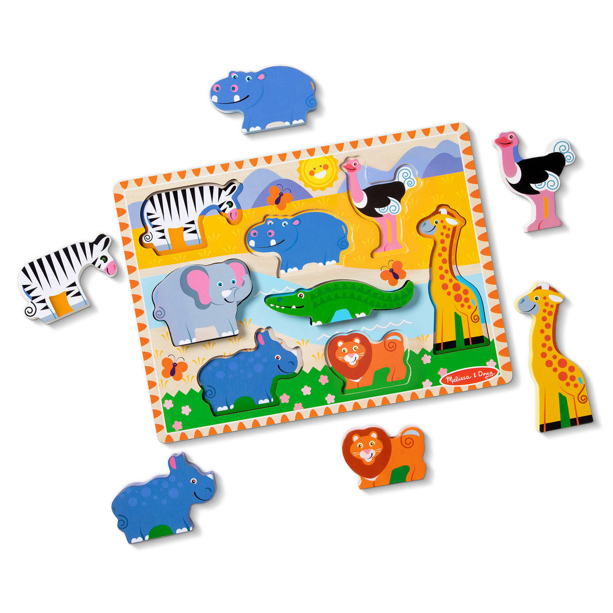 Melissa & Doug - Safari Chunky Puzzle