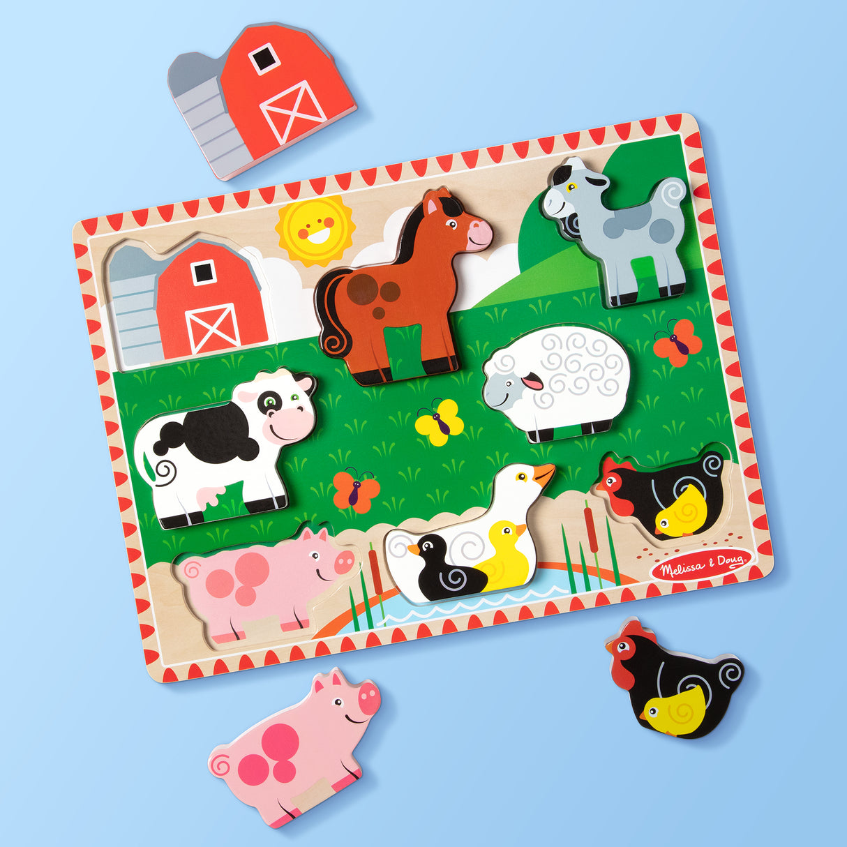 Melissa & Doug - Farm Chunky Puzzle